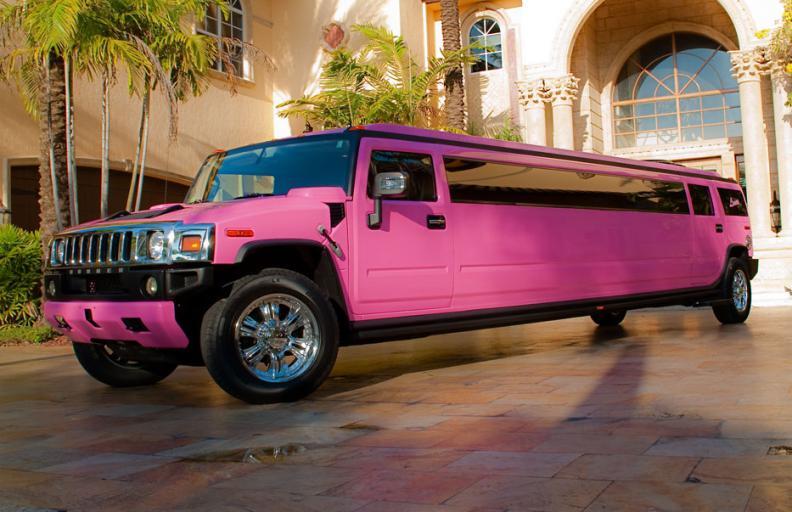 Memphis Pink Hummer Limo